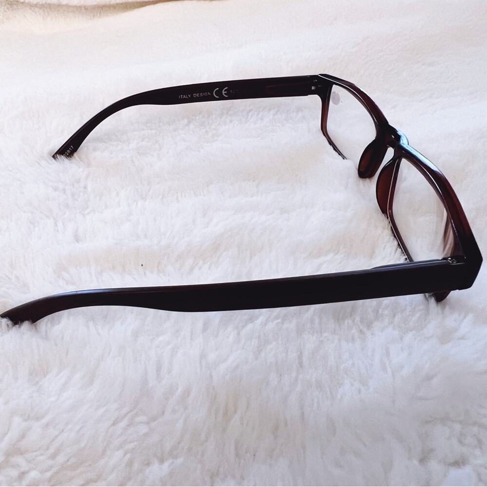 Rory Brown Rectangular Reader Glasses NWT - image 8
